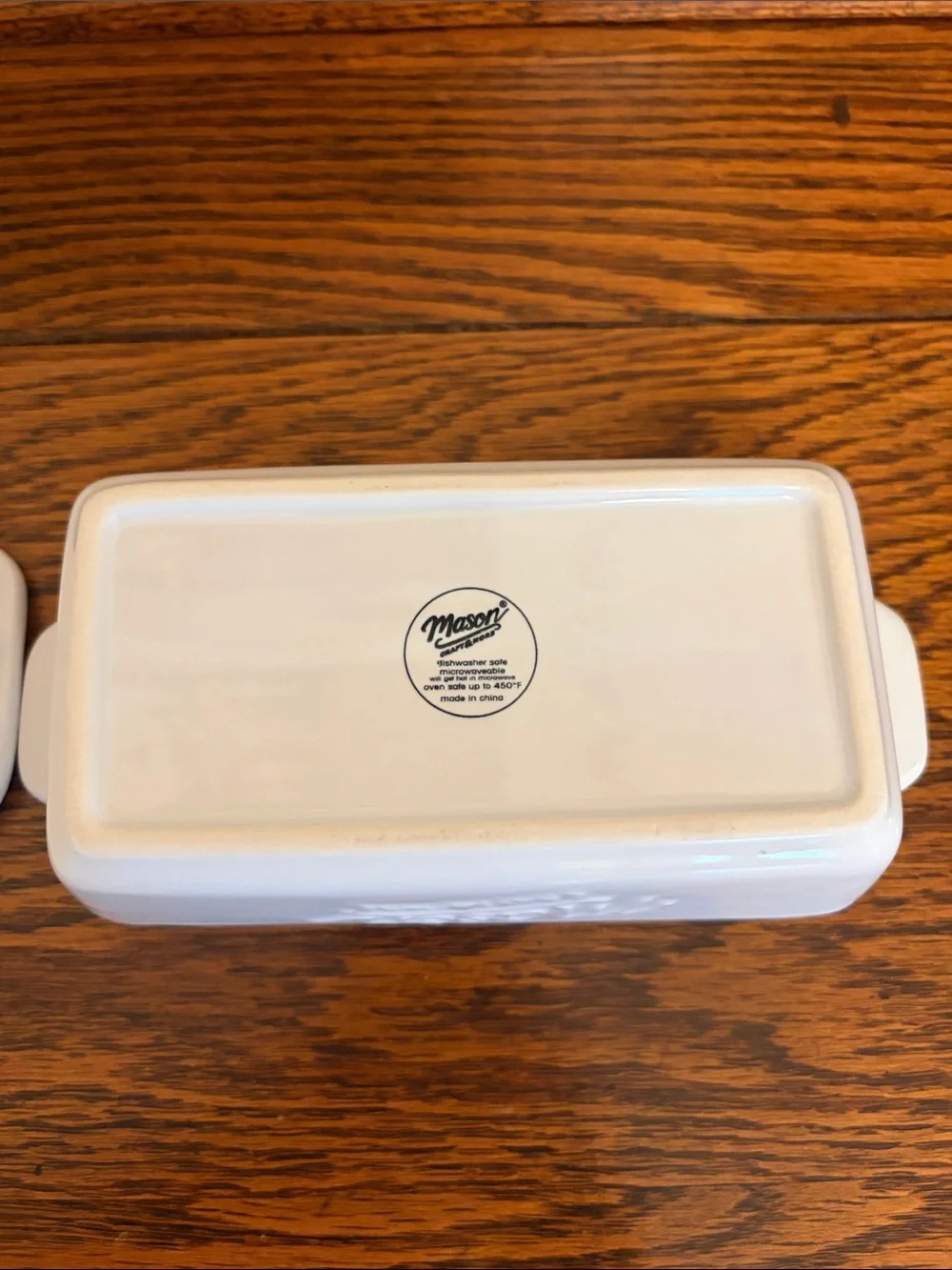 Mason Ceramic White Rectangular Baking Dishes - Set of 2